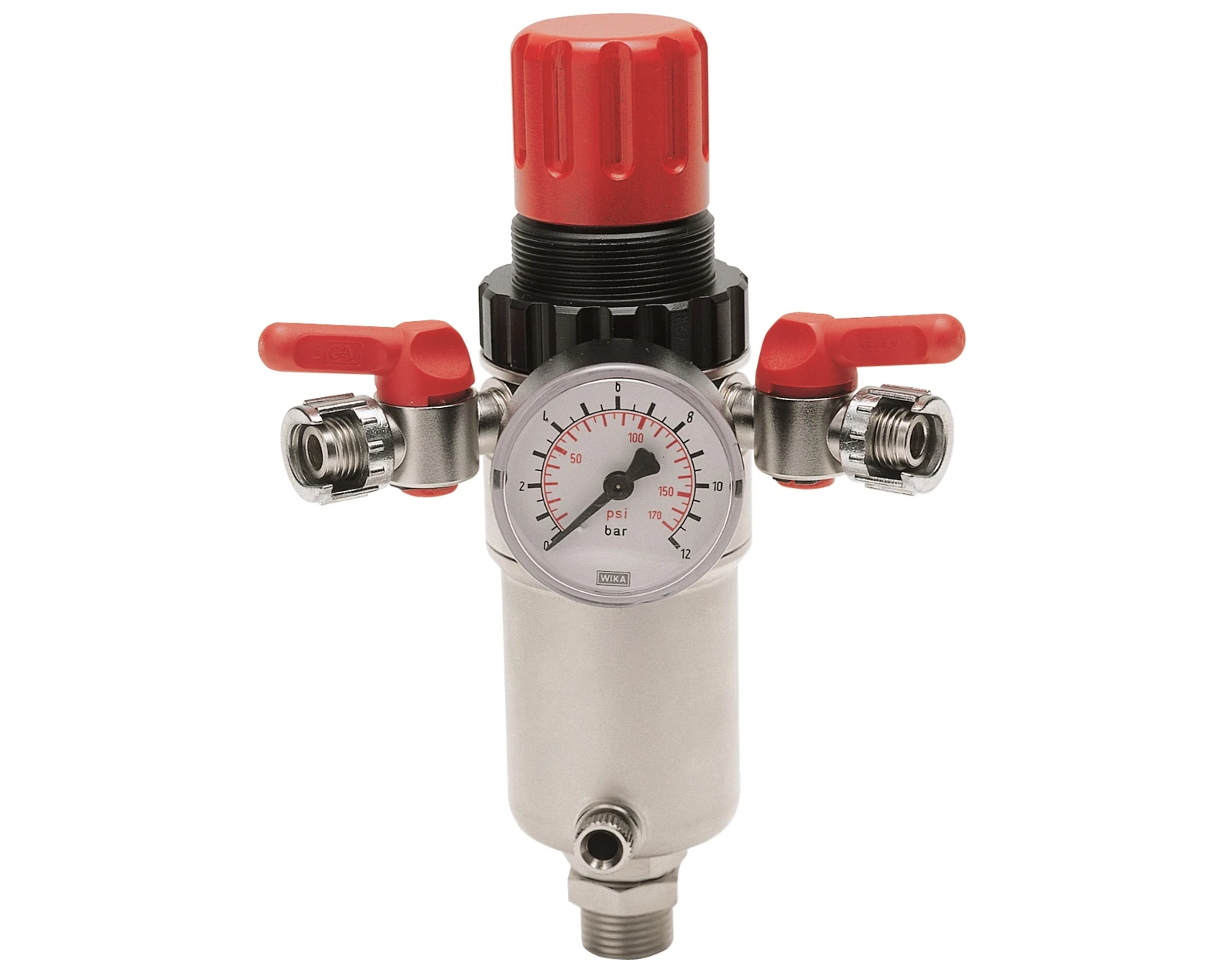 Comex Regulator tlaka donji priključak 1/2″ s linijski ventili