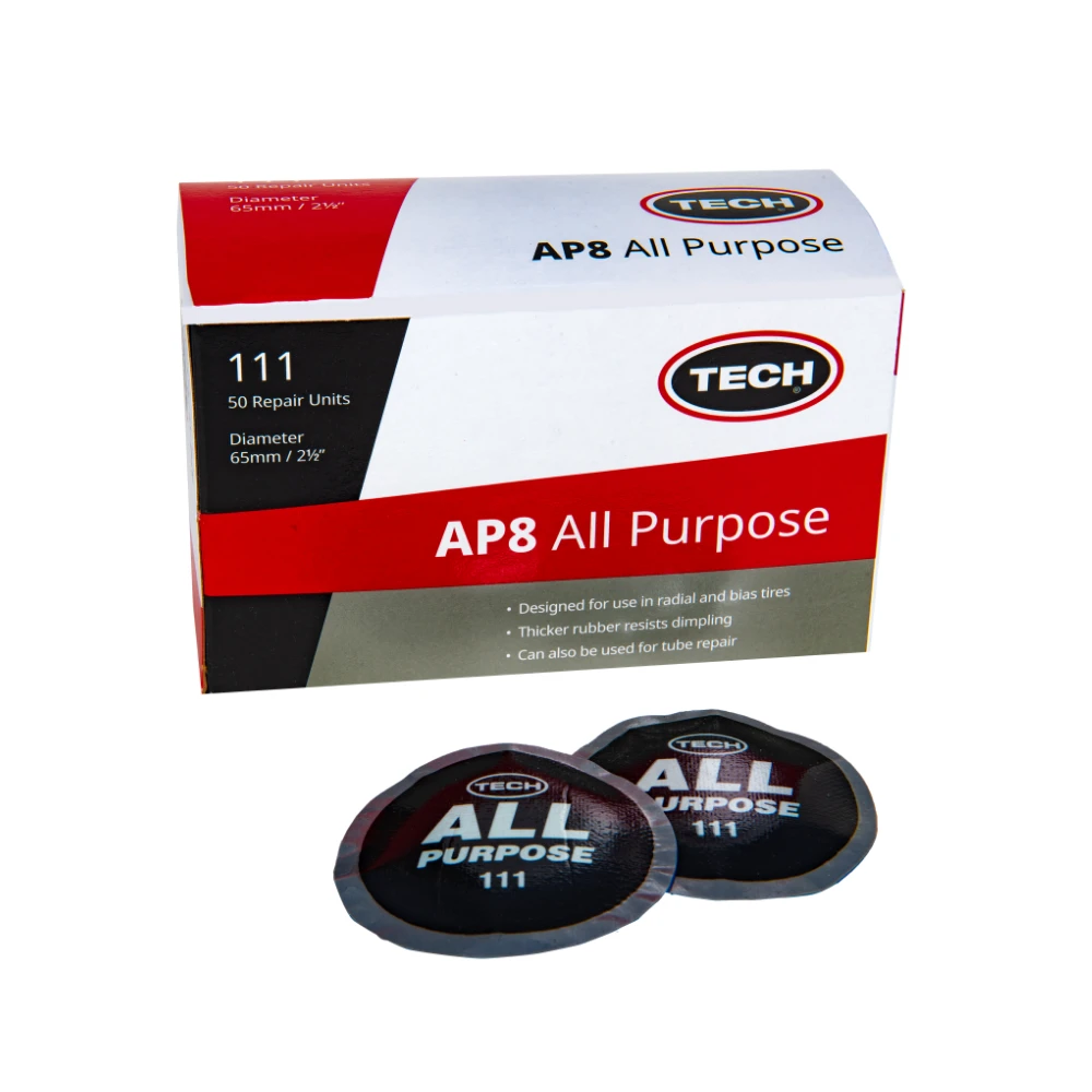 TECH Univerzalne okrugle zakrpe AP8 2 1/2″ (65mm), kutija 50 kom.