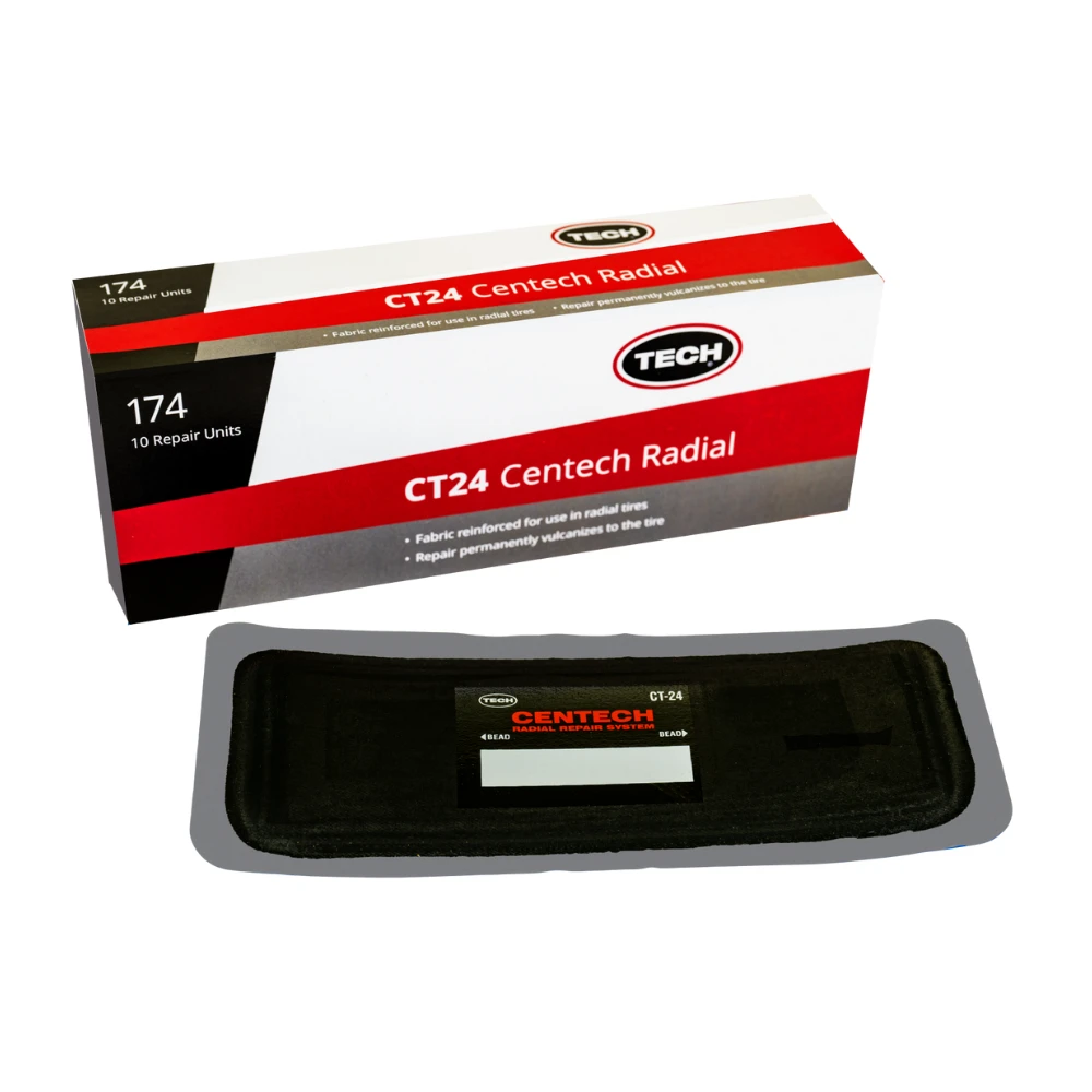 TECH CT-24 zakrpe za radijalne gume 3-3/8″ × 8-3/4″ (85 × 220 mm), 10 kom.