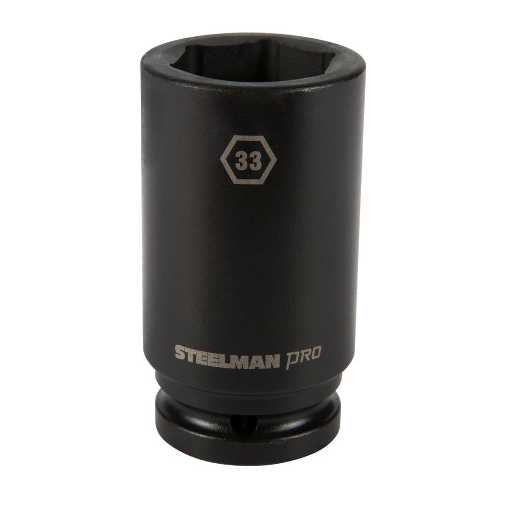 TECH Duboki udarni nasadni ključ 33 mm, prihvat 3/4″