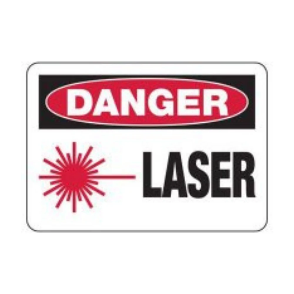 TECH Sigurnosna oznaka „Opasnost – laser”, engleski/francuski