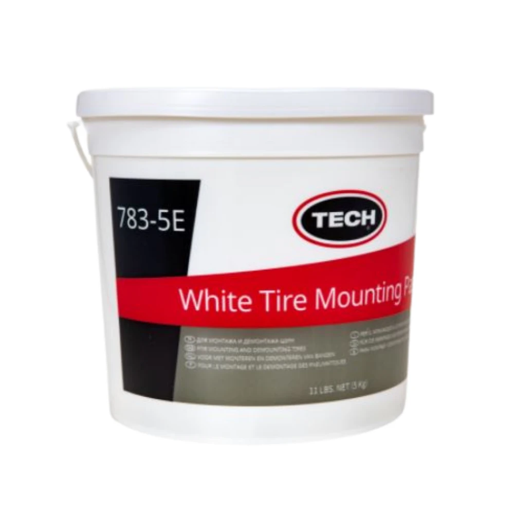 TECH Bijela montažna pasta za gume, 11 lb (5 kg)