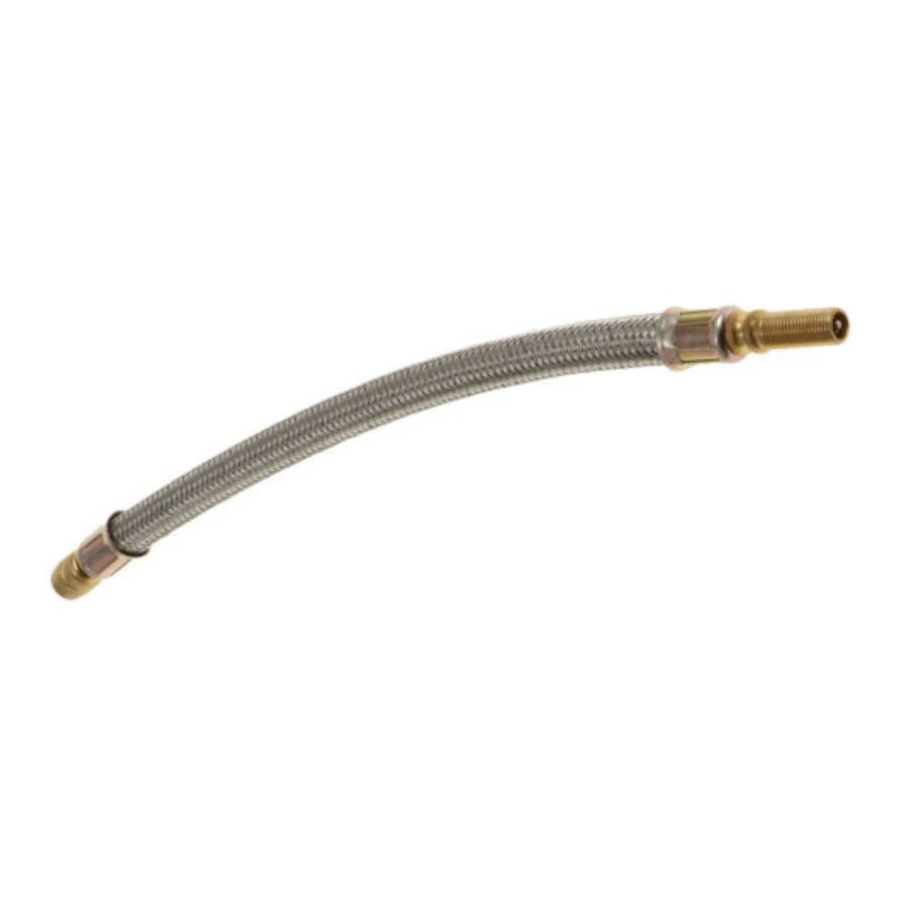 TECH Savitljivi gumeni produžetak ventila s opletenim nehrđajućim čelikom 6 3/10″ (160mm)