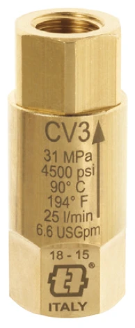Tecomec CV3_Valvola di non ritorno_2