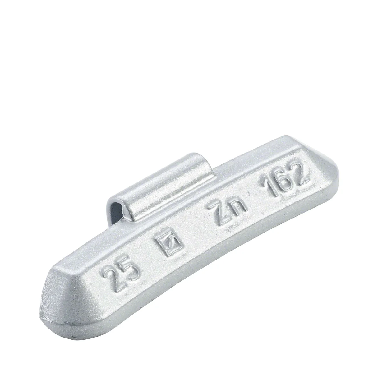 Wegmann Kucani uteg - tip 162, 25 g, cink, srebrna