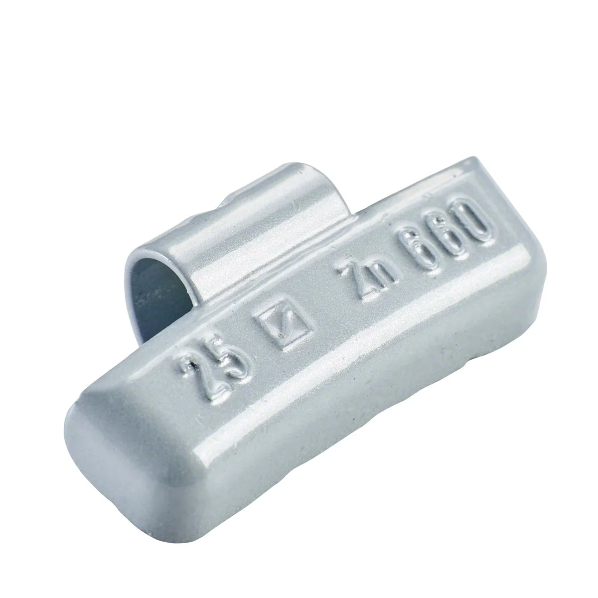 Wegmann Kucani uteg - tip 660, 25 g, cink, srebrna
