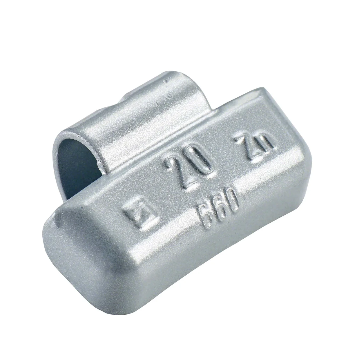 Wegmann Kucani uteg - tip 660, 20 g, cink, srebrna