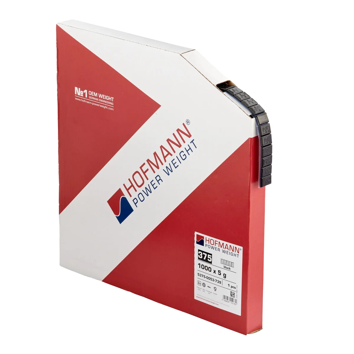 Wegmann osobni automobil-Uteg za balansiranje Spindle HPW 375,SPEEDLINER, 5kg, crna
