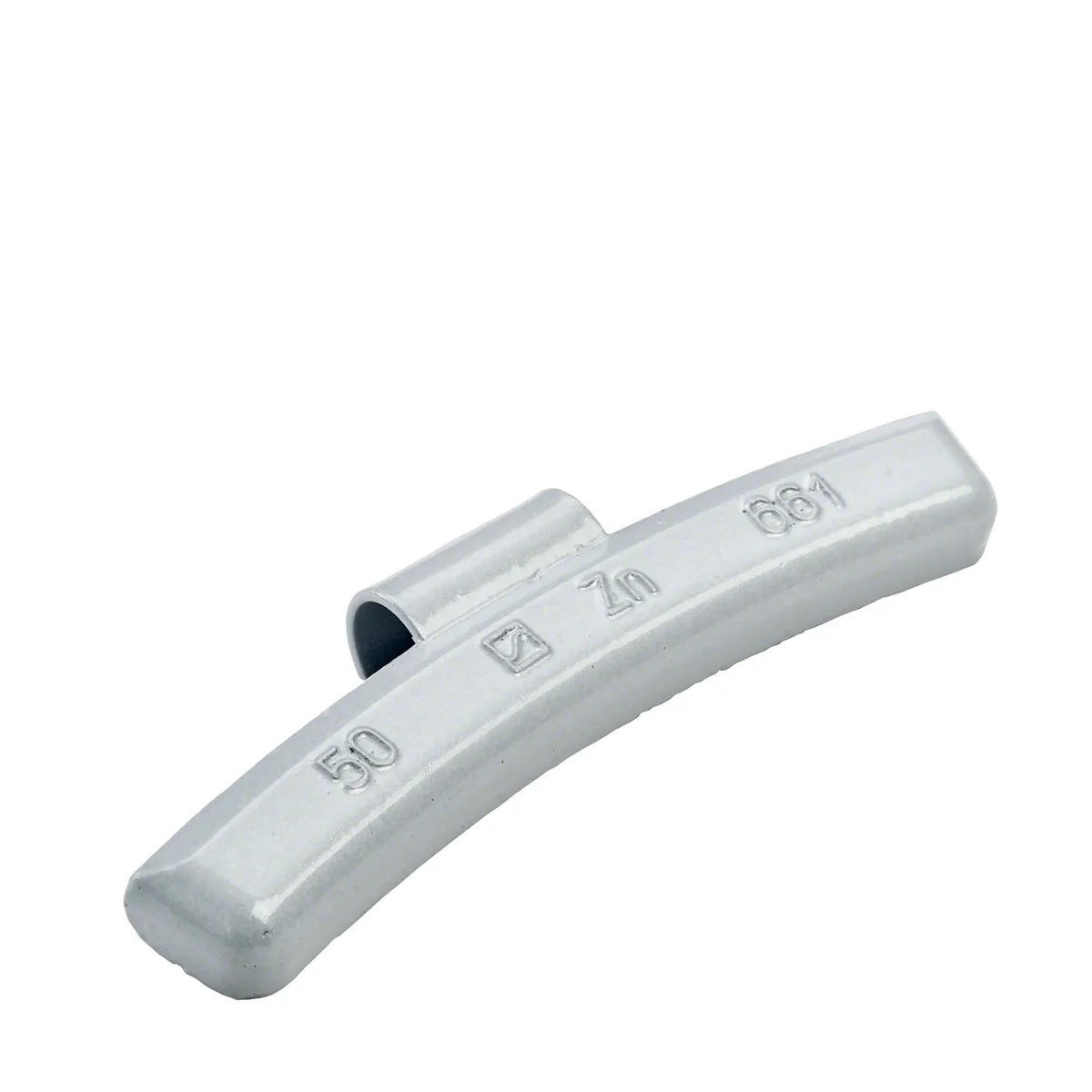 Wegmann Kucani uteg - tip 661, 50 g, cink, srebrna