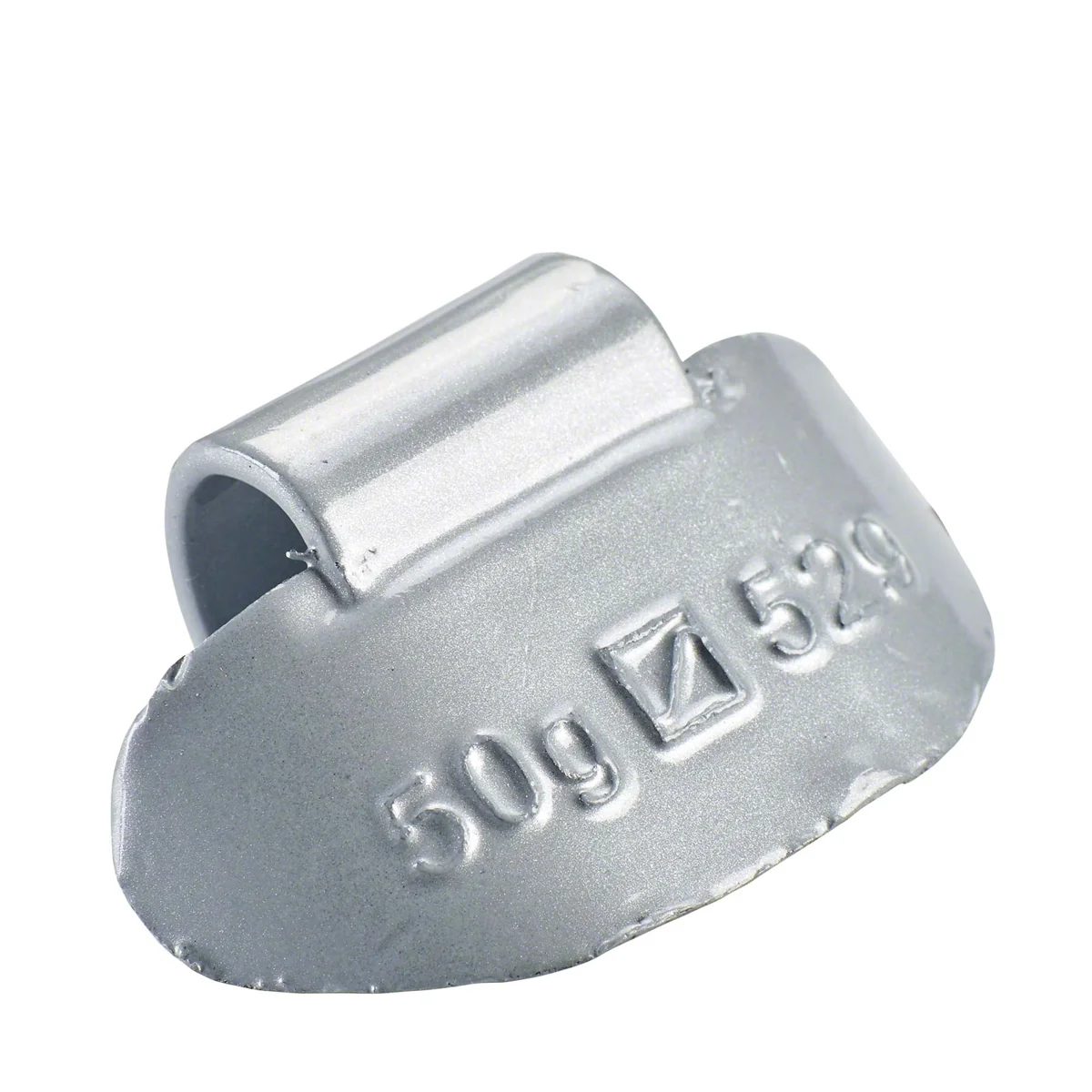 Wegmann Kucani uteg - tip 529, 50 g, olovo, srebrna