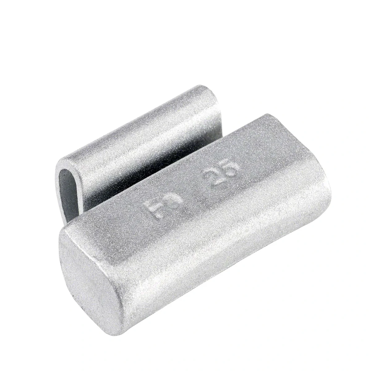 Wegmann Kucani uteg - tip 187, 25 g, čelik, srebrna