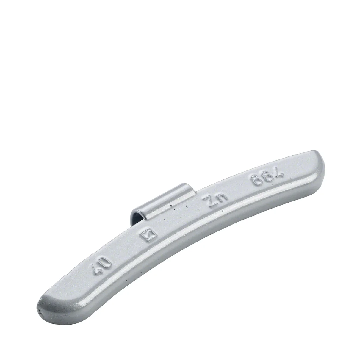 Wegmann Kucani uteg - tip 664, 40 g, cink, srebrna