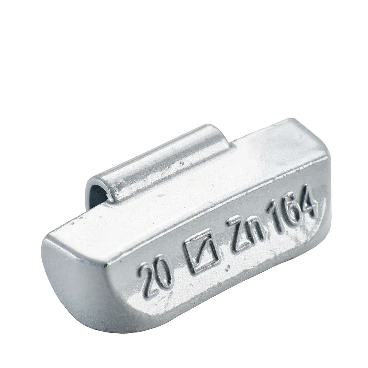 Wegmann Kucani uteg - tip 164, 20 g, cink, srebrna