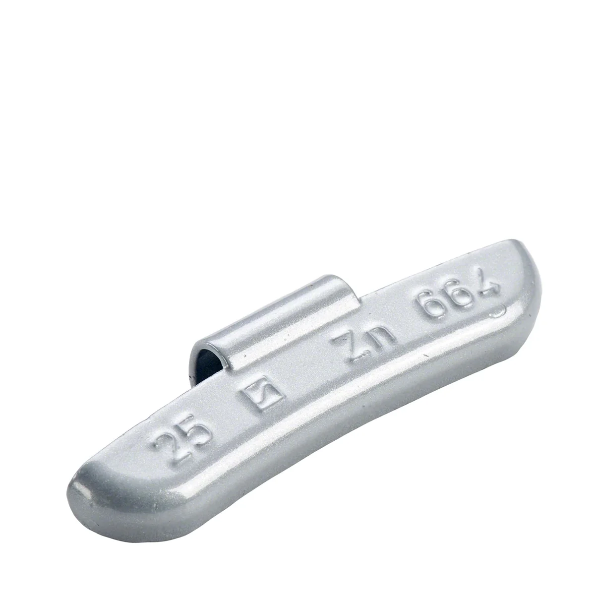 Wegmann Kucani uteg - tip 664, 25 g, cink, srebrna
