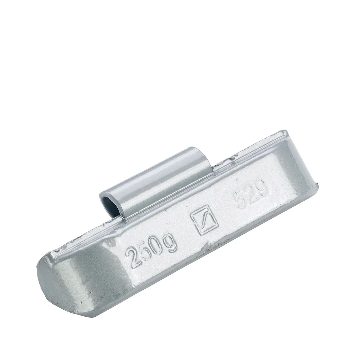 Wegmann Kucani uteg - tip 529, 250 g, olovo, srebrna