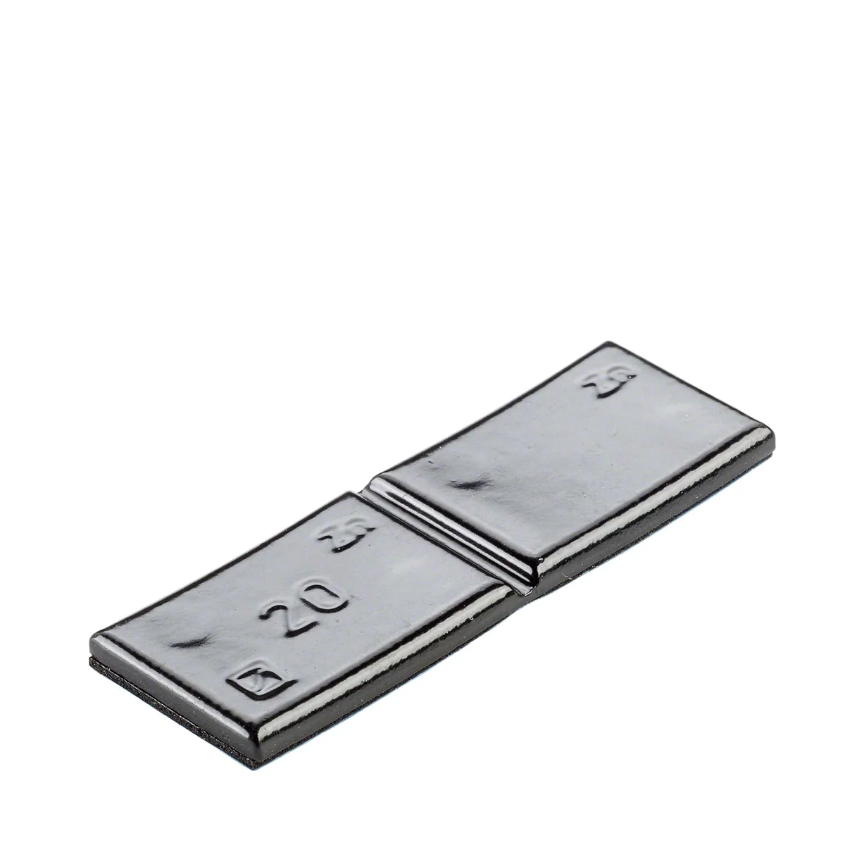 Wegmann Samoljepljivi uteg - tip 361, 20 g, cink, crna