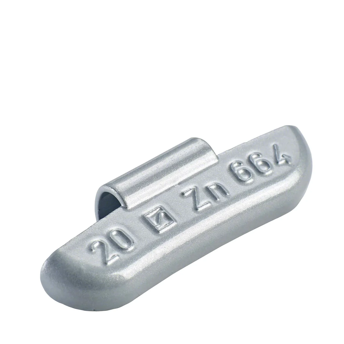 Wegmann Kucani uteg - tip 664, 20 g, cink, srebrna