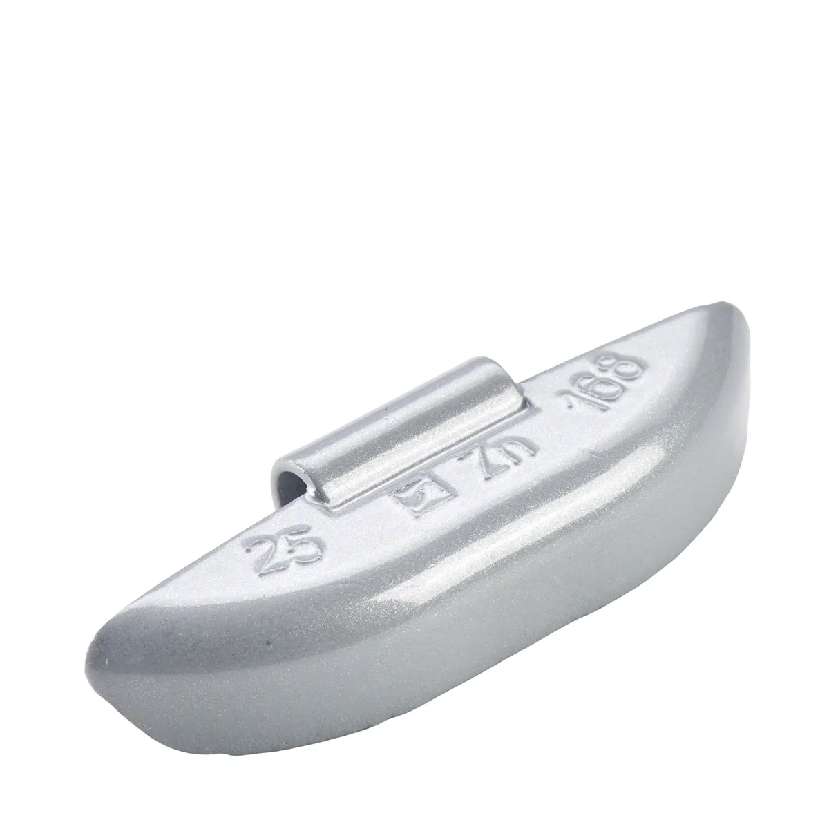 Wegmann Kucani uteg - tip 168, 25 g, cink, srebrna