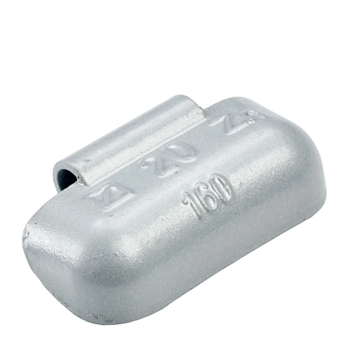 Wegmann Kucani uteg - tip 160, 20 g, cink, srebrna