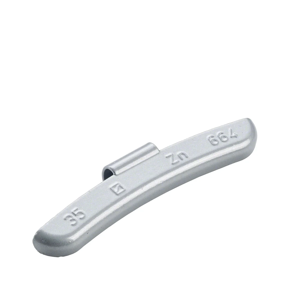 Wegmann Kucani uteg - tip 664, 35 g, cink, srebrna