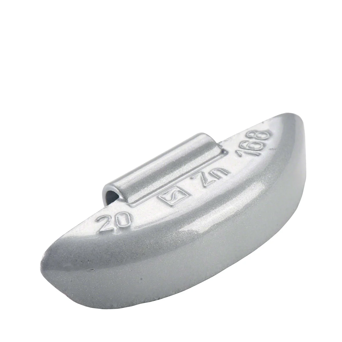 Wegmann Kucani uteg - tip 168, 20 g, cink, srebrna