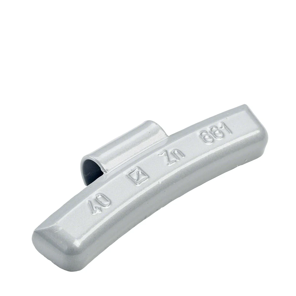 Wegmann Kucani uteg - tip 661, 40 g, cink, srebrna