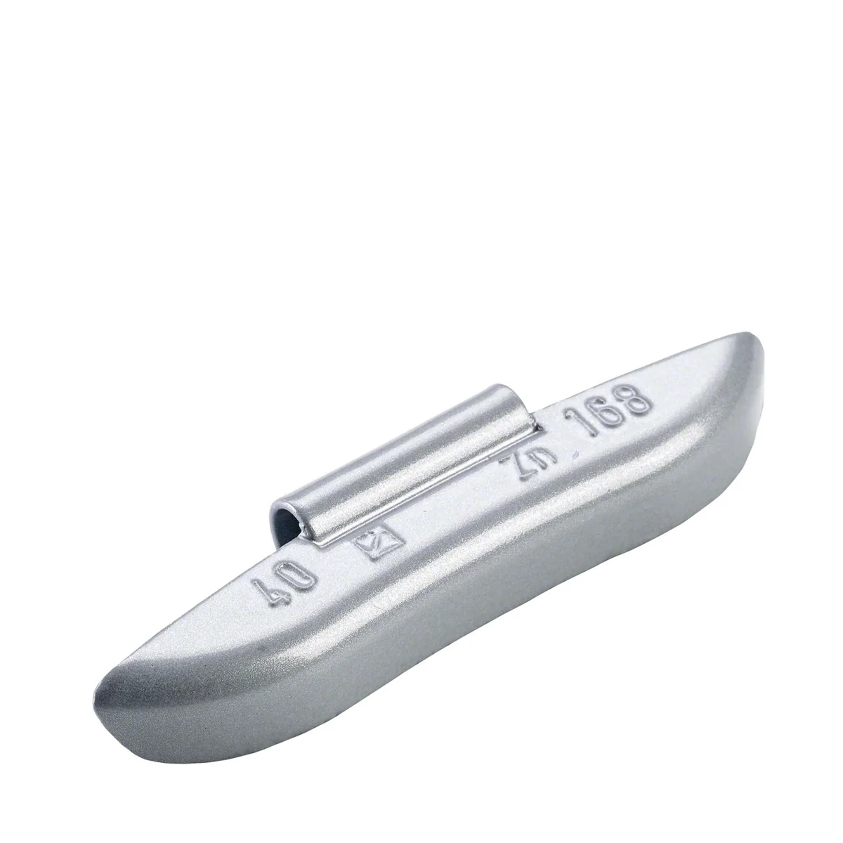 Wegmann Kucani uteg - tip 168, 40 g, cink, srebrna