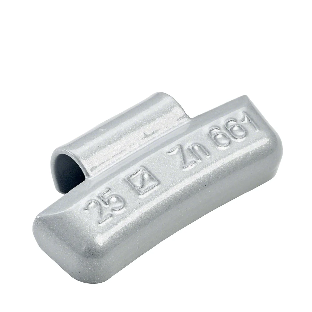 Wegmann Kucani uteg - tip 661, 25 g, cink, srebrna