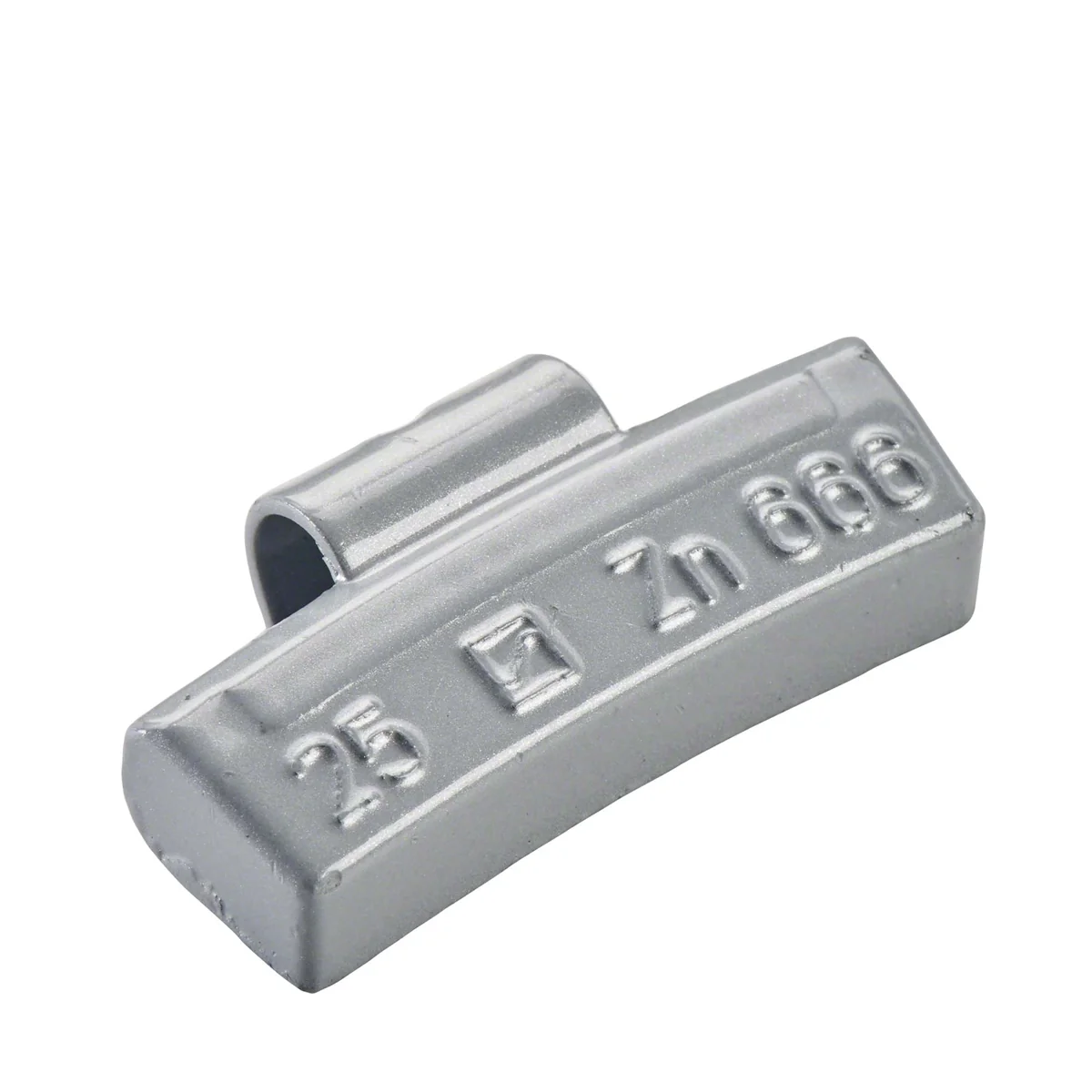 Wegmann Kucani uteg - tip 666, 25 g, cink, srebrna