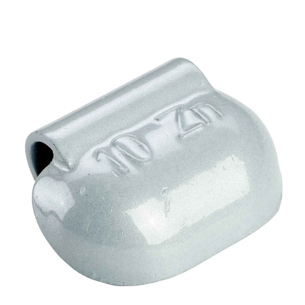 Wegmann Kucani uteg - tip 160, 10 g, cink, srebrna