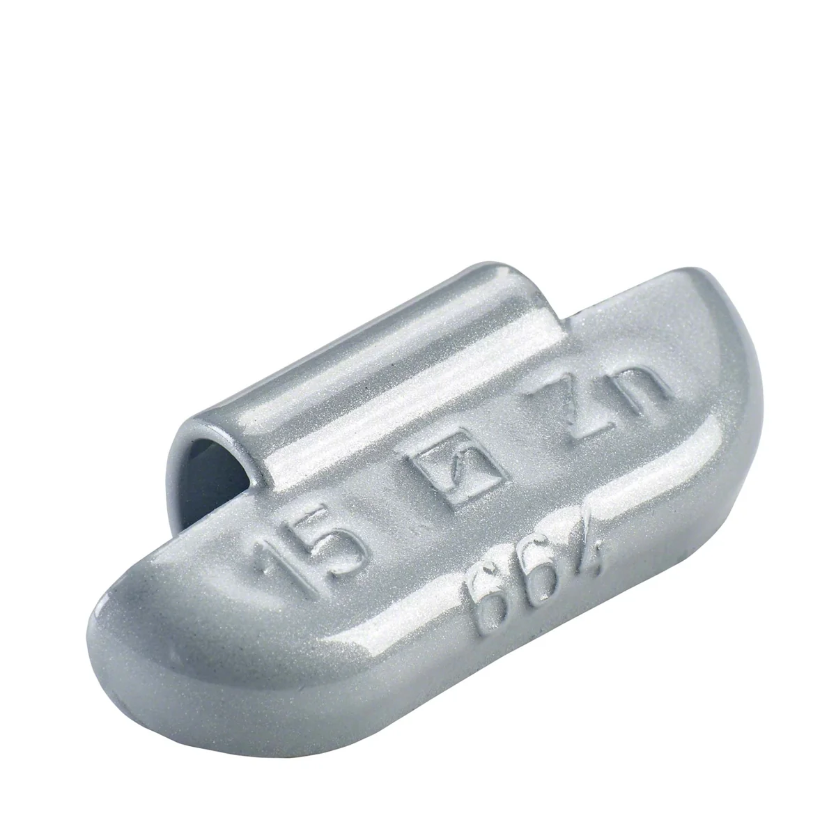 Wegmann Kucani uteg - tip 664, 15 g, cink, srebrna