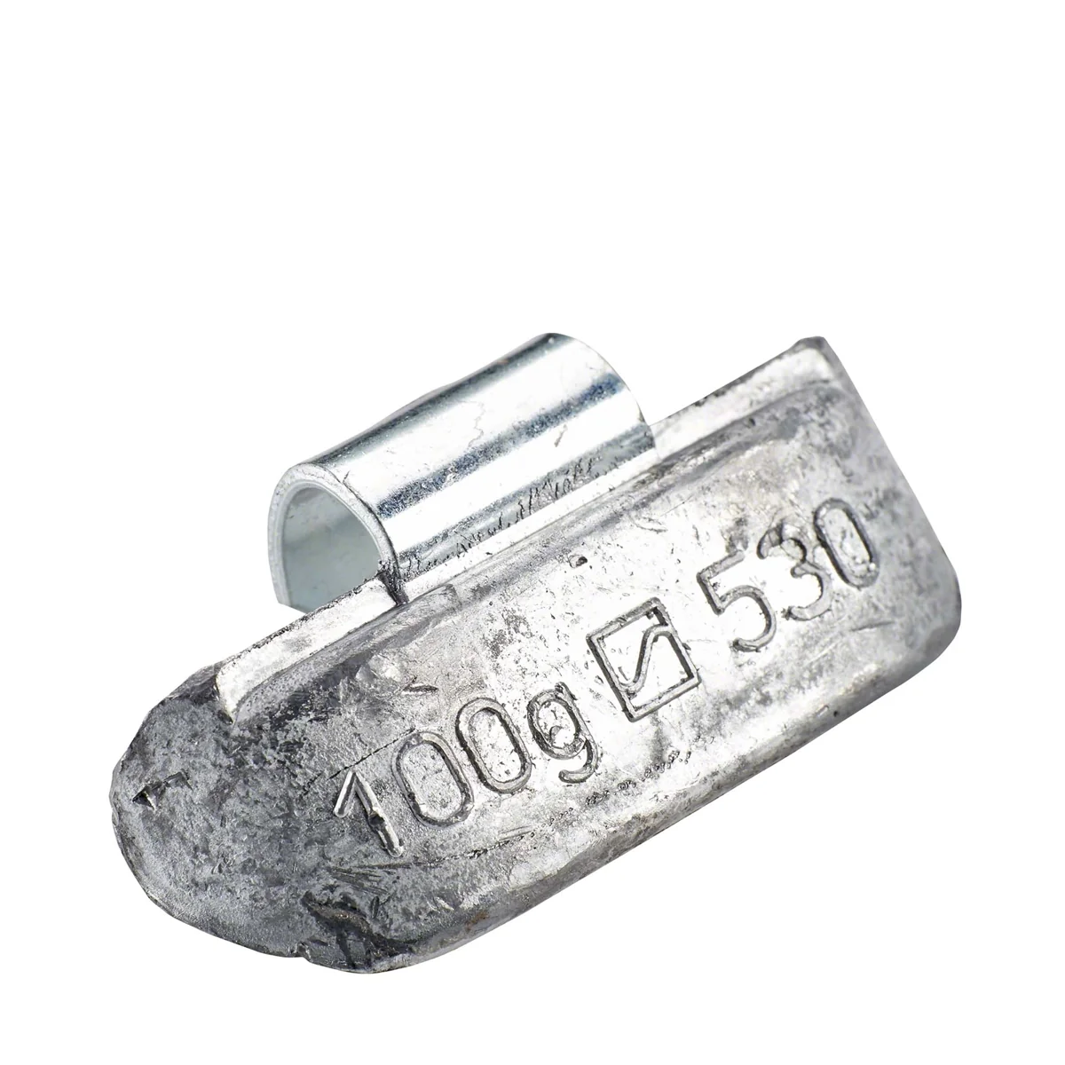 Wegmann Kucani uteg - tip 530, 100 g, olovo, siva